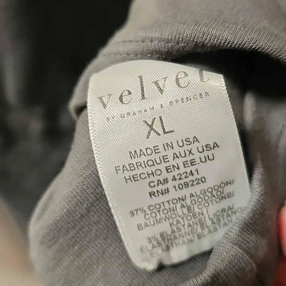 Velvet By Graham & Spencer Men's Cotton Green XL - Picture 3 of 6